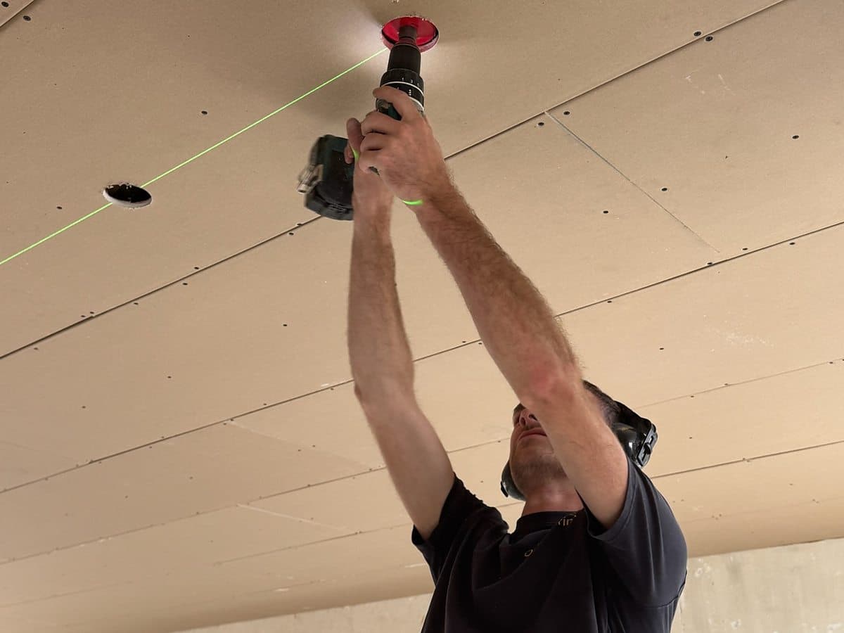 Inbouwspots in het plafond, verlichting in Apeldoorn